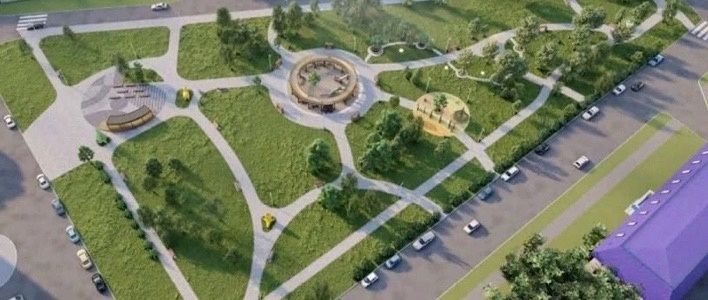 Новый сквер в честь 650-летия города Кирова