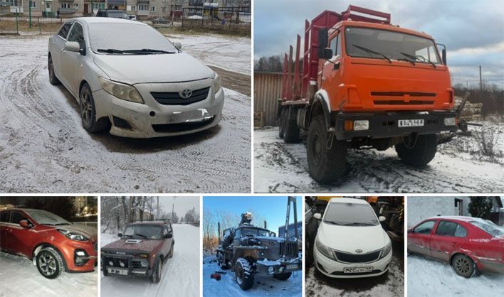 В Кировской области выставили на торги автомобили с большой скидкой