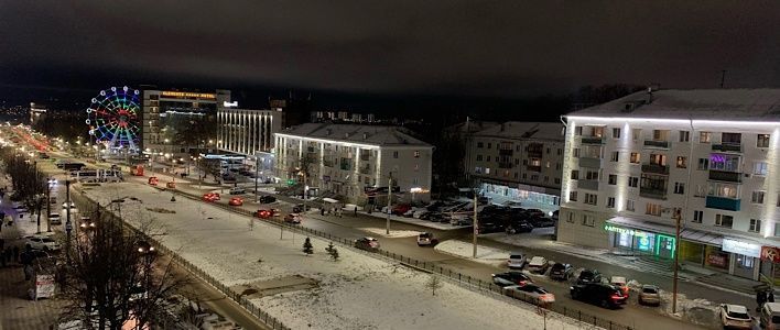 В Кирове зажгли архитектурную подсветку