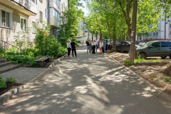 В Кирове принимают первые благоустроенные дворы