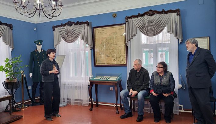 Московский писатель прошел с Щедриным по Крутогорску