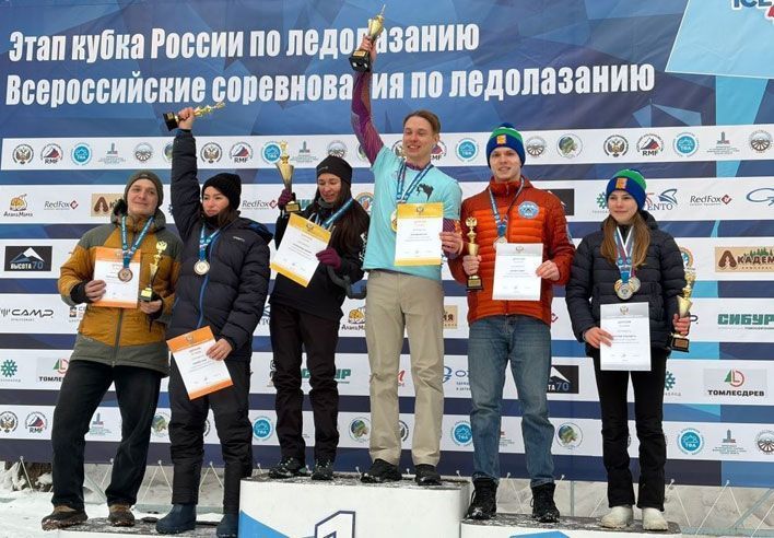 Кировские ледолазы привезли золото с соревнований в Томске