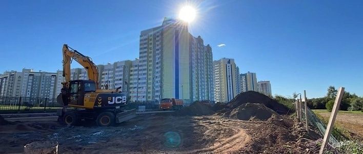 Завершается строительство дороги и тротуаров в Чистых прудах