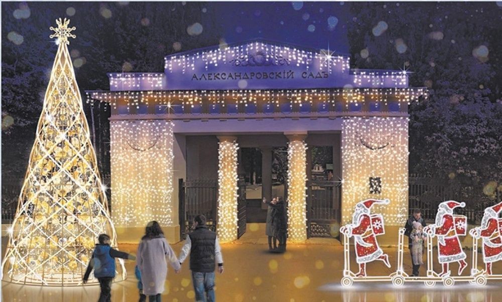 Территориальные управления проводят конкурсы на лучшее новогоднее оформление. 