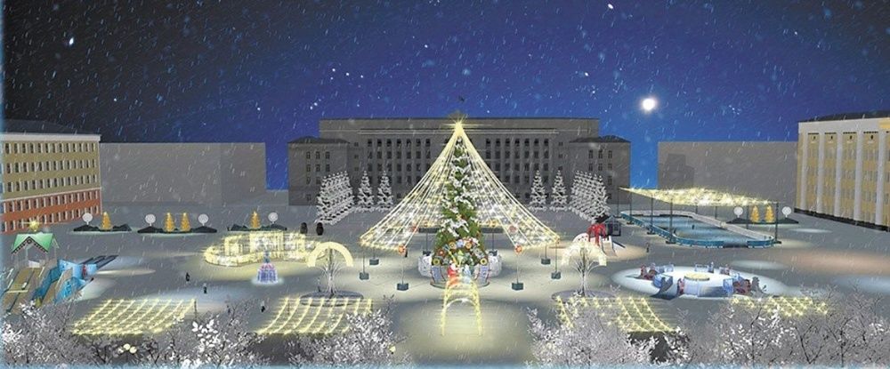 Территориальные управления проводят конкурсы на лучшее новогоднее оформление. 