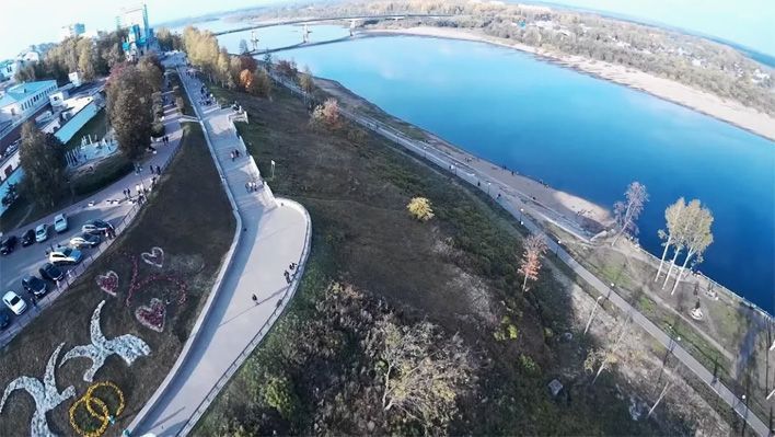 В основу проекта по благоустройству набережной Грина ляжет герб города