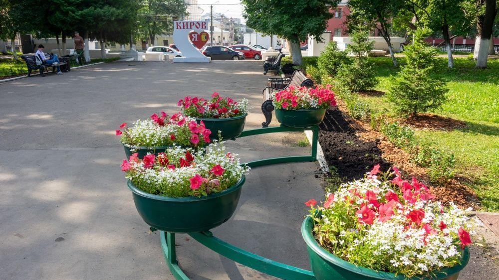 Цветущий город