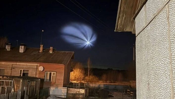 Над Кировом пролетела ракета-носитель «Союз-2.1а»