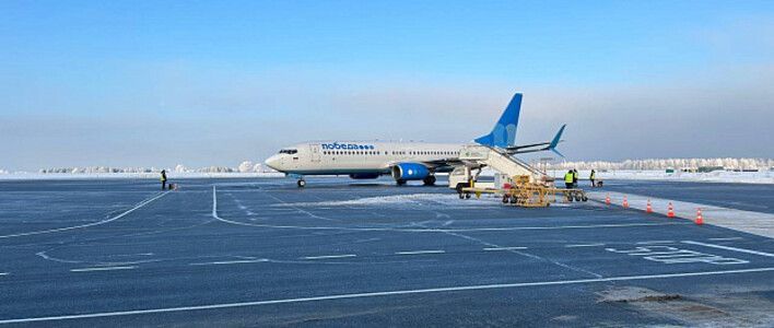 В аэропорту Победилово отремонтируют взлетно-посадочную полосу