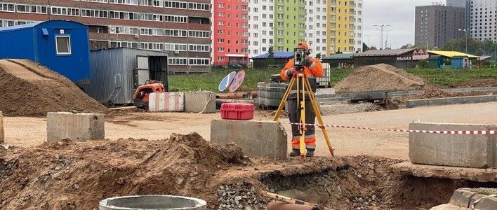 Завершается строительство подъезда к детскому саду на улице Энтузиастов 