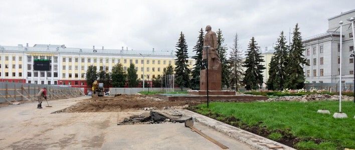 В Кирове проводится проверка благоустройства Театральной площади