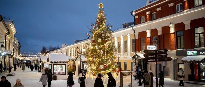 Начало оформления улицы Спасской к новогодним праздникам запланировано на 1 декабря