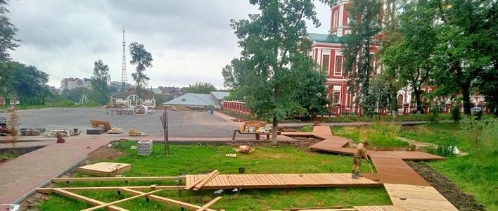 Спасская площадь преображается