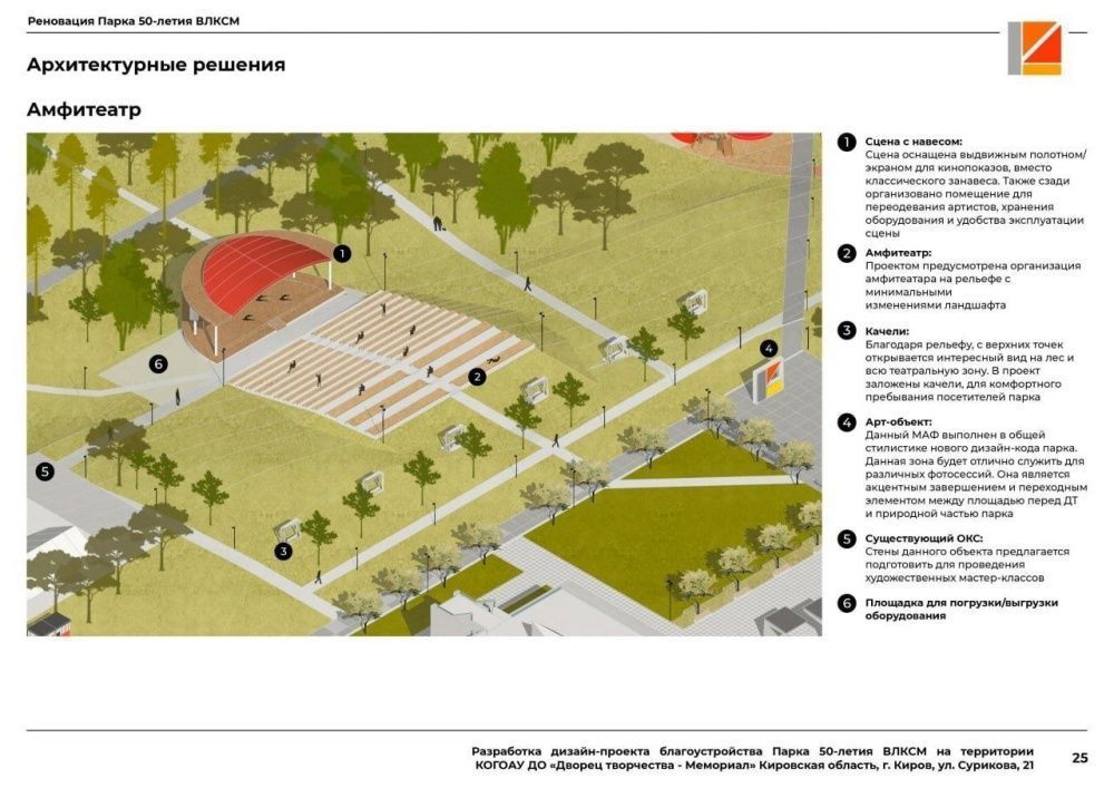 Опубликован проект парка 50-летия ВЛКСМ.