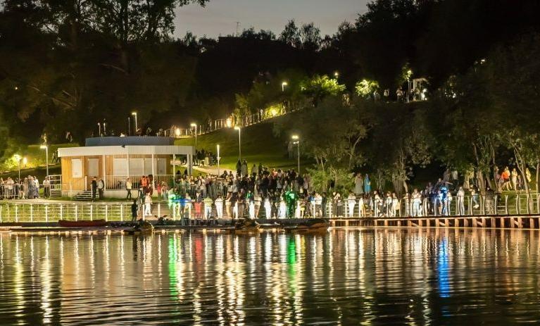 В парке имени Кирова установлено более 300 светильников