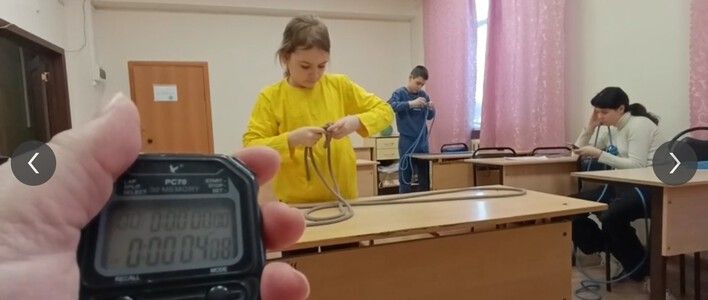 Юные кировские туристы завязали победные узлы