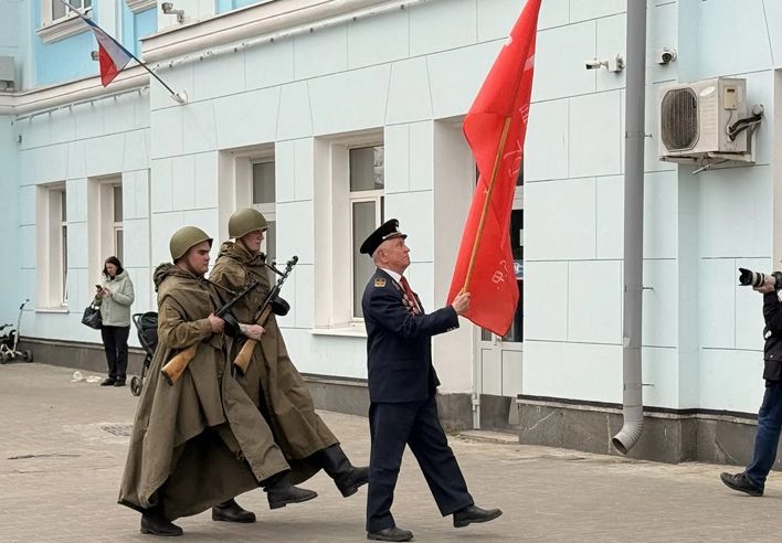 В Кирове встретили поезд Победы