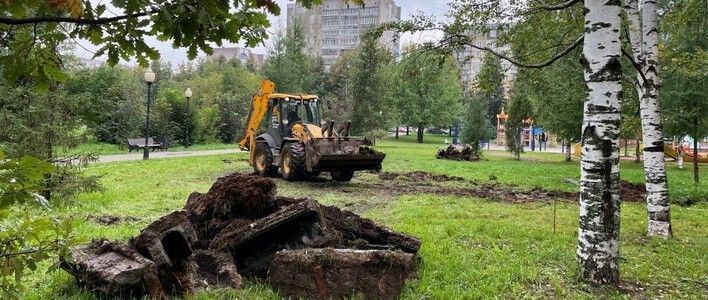 В Кочуровском парке началось строительство площадки для ГТО 