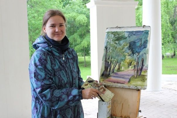 В Гриновке открылись две выставки педагогов-художников