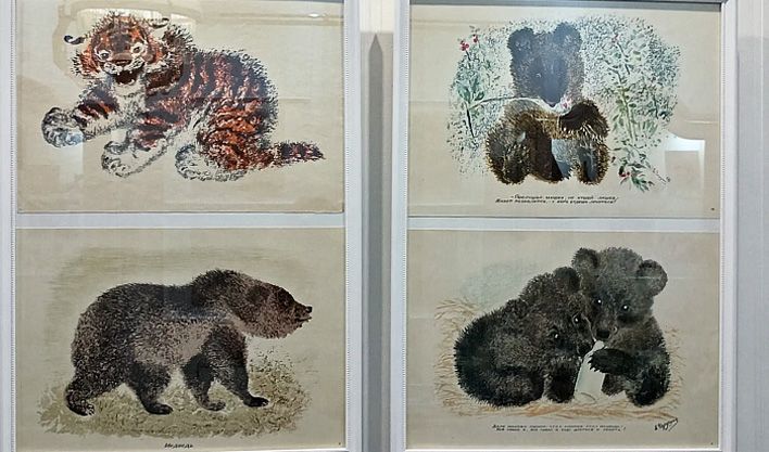 В музее Грина открылась выставка «Очарование Чарушиных»