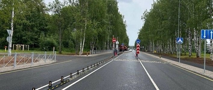 В Кирове отремонтировали дорогу до аэропорта Победилово