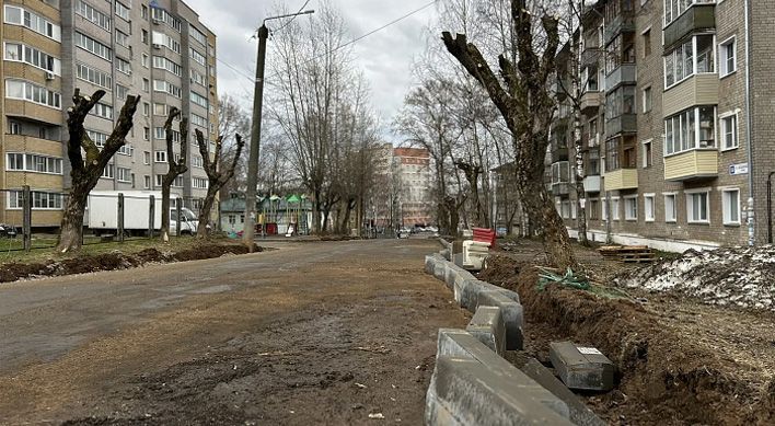 В Кирове начался ремонт улицы Олега Кошевого