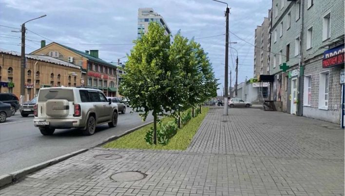 На улице Профсоюзной появится газон с деревьями