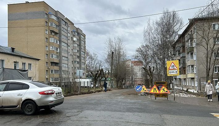 В Кирове начался ремонт улицы Олега Кошевого