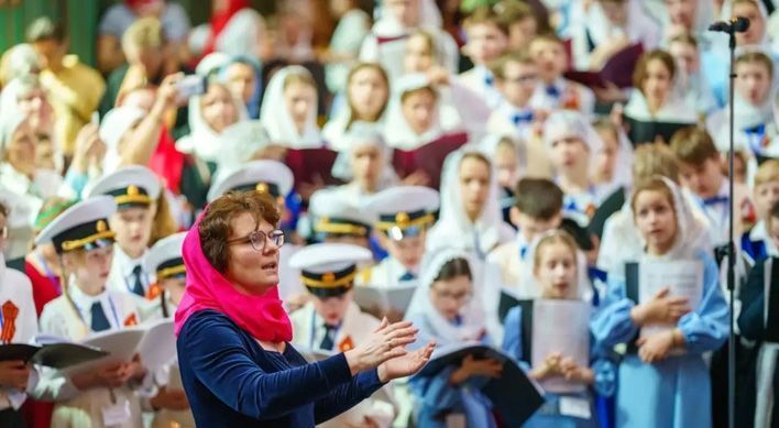 Кировчане спели в Победном хоре в главном храме Вооруженных сил России