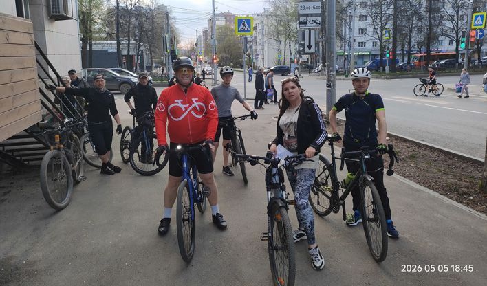 В Кирове прошел велопробег «9 Мая»