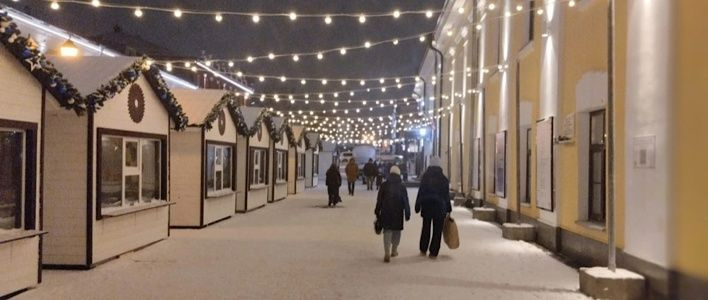 В Кирове проходит новогодний конкурс «Зимний двор» 