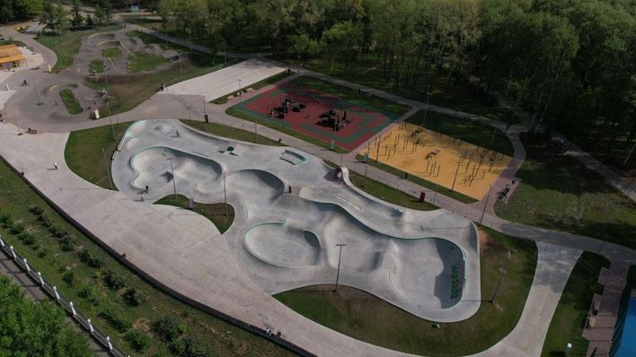 Памп-трек в парке имени Кирова открыли для посетителей