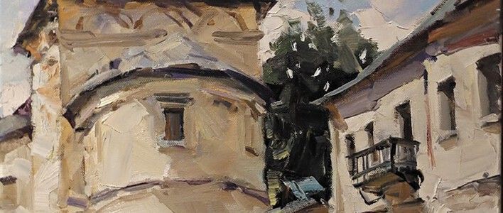 В выставочном зале Вятского художественного музея представлены лучшие работы с Васнецовских пленэров 