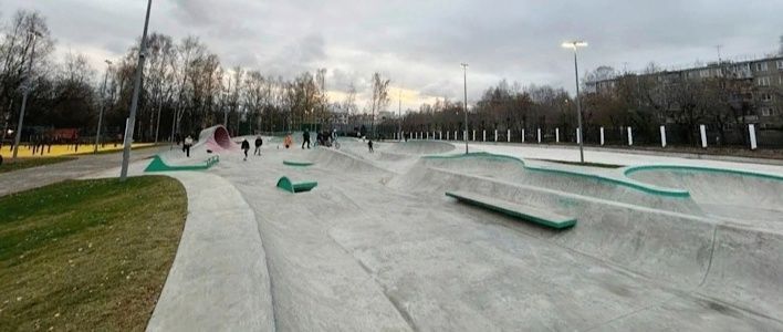 Скейт-площадка в парке имени Кирова закрыта на зимний период