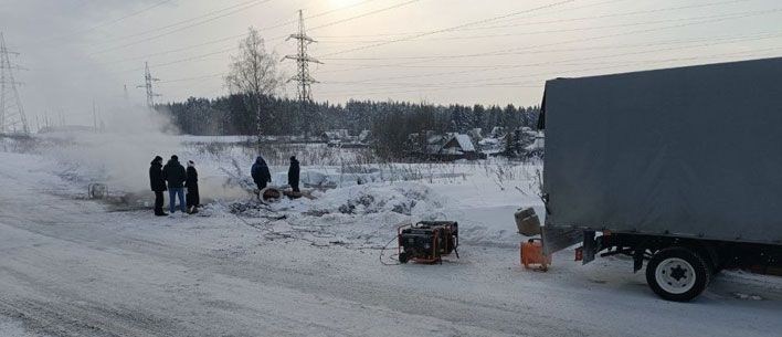 В слободу Курочкины вернулось тепло