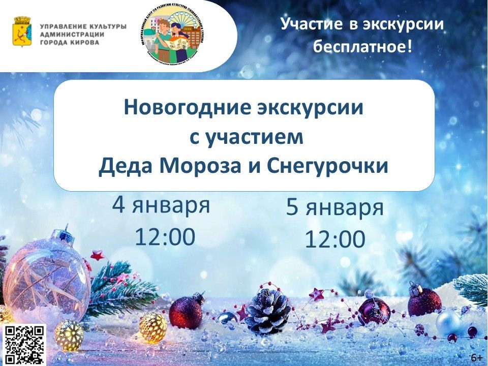 Городская пешеходная новогодняя экскурсия.