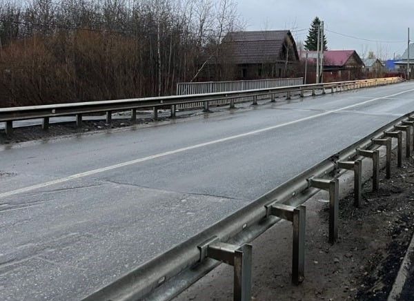 На улице Павла Корчагина закончили капремонт моста