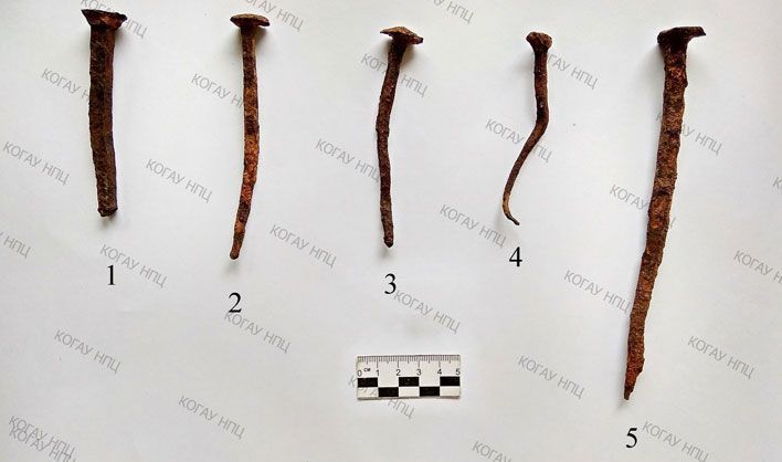 Кировские археологи нашли старинные гвозди в Слободском