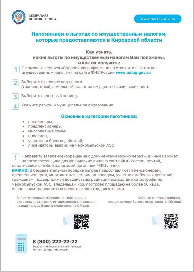 Информирование жителей города Кирова.