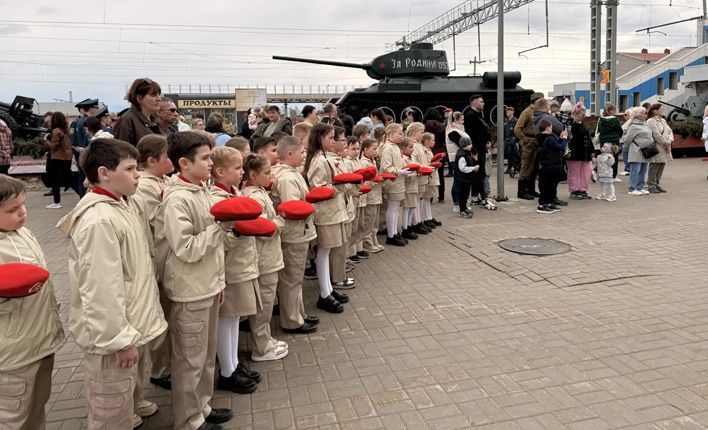 В Кирове встретили поезд Победы
