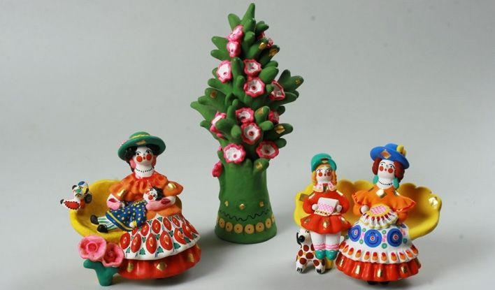 Дымковская мастерица Галина Михалицына отметила 70-летие