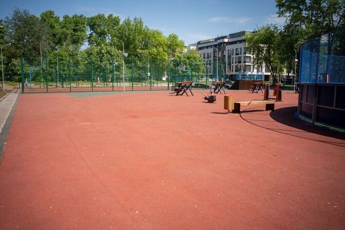 В Кирове открылась новая спортивная площадка в парке им. Ю.А. Гагарина