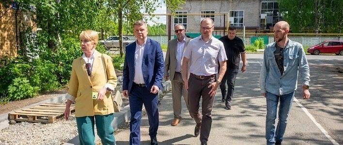 В Кирове благоустраивают пешеходные зоны