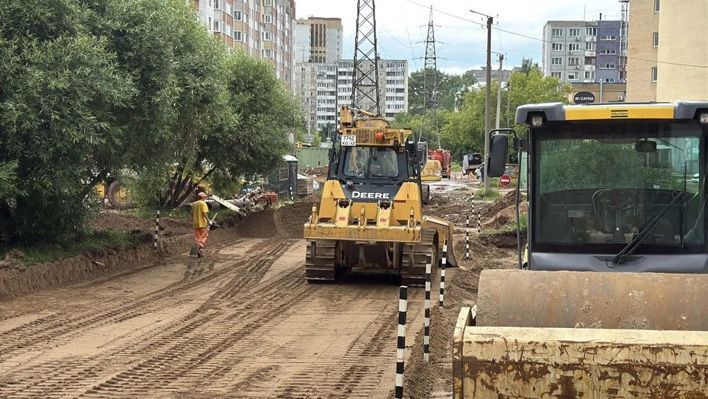 В Кирове начался капремонт улицы Стахановской