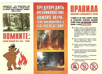 Кировских любителей отдыха на природе предупредили о правилах пожарной безопасности